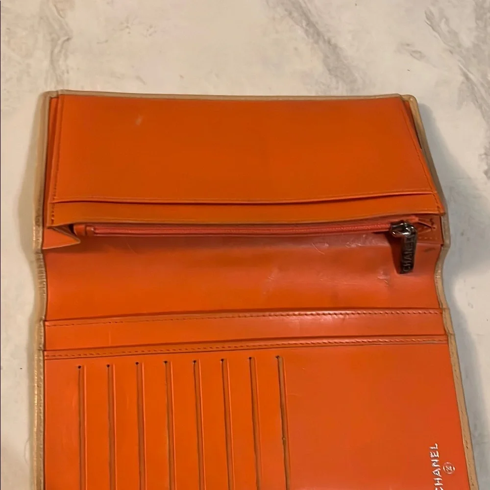 Chanel Quilted Beige Wallet
